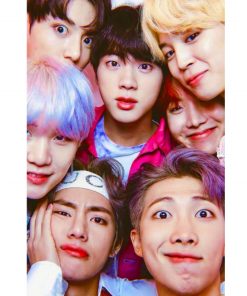 برچسب BTS مستطیل